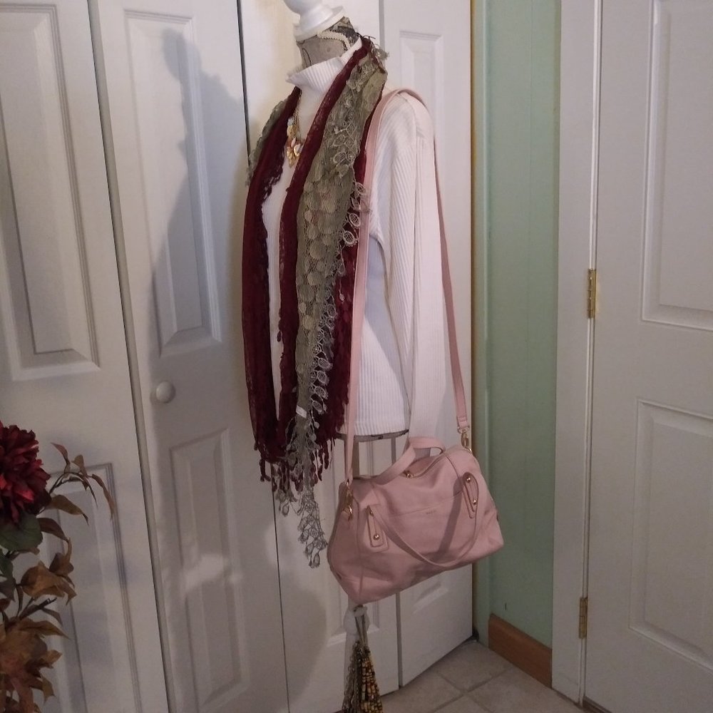 1546 Relic Pink Leather Shoulder Bag - Picture 7 of 7